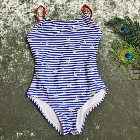 Cat & Jack Star and Stripes Swimsuit - Picture 1 of 6